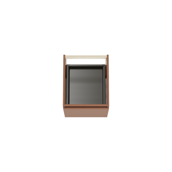 Balmani Sfera hängender Waschbeckenunterschrank: 45 x 55 cm, Cotto, 2 Schubladen