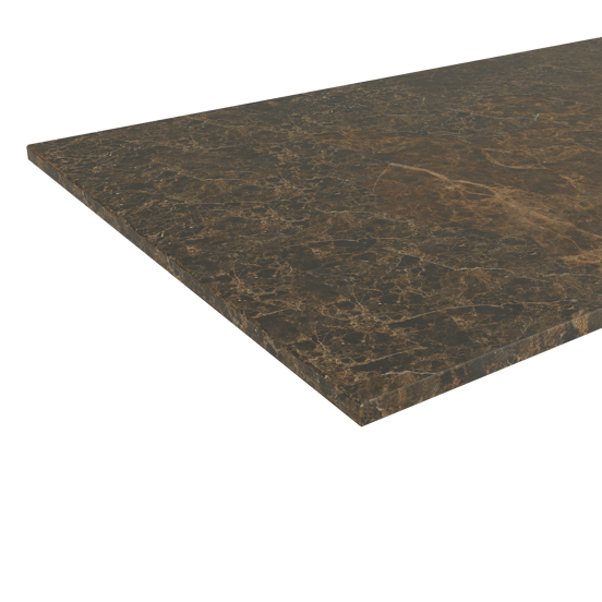 Balmani Stretto enkel tablet Dark Emperador marmer 90 x 55 cm