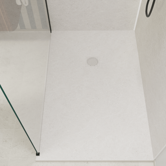 Luca Varess Suite Duschwanne 140 x 90 cm Marmorkomposit Dizzy Light 