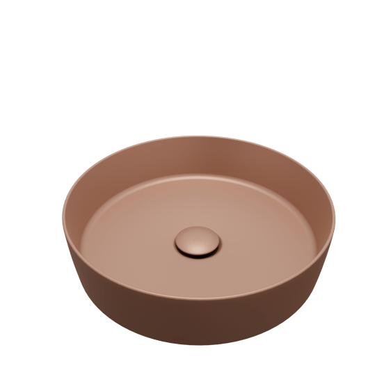 Balmani Fiyi waskom mat Cotto Solid Surface rond Ø 39 cm