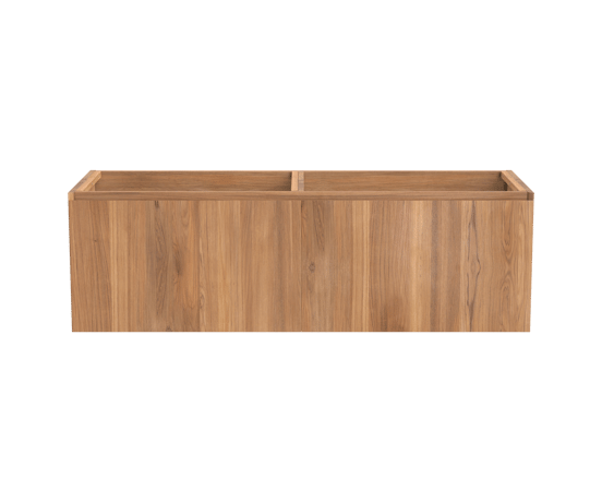 Balmani Idra zwevende wastafelonderkast 150 x 55 cm teakhout 4 lades