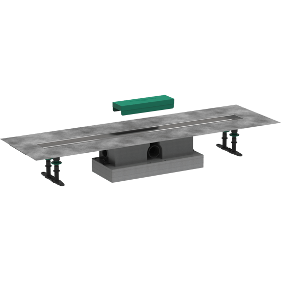 Hansgrohe uBox Standard set d'installation pour caniveau de douche 90cm pour Raindrain Match ou Rock