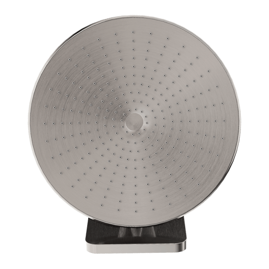 Blaufoss Onos 250 Tête de douche rond 25 cm avec bras de douche support mural Brushed Coolmetal