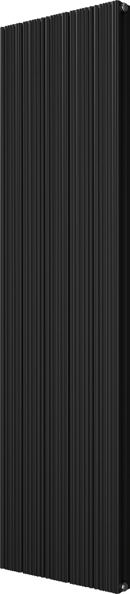 Vipera Mares Doppelhandtuchheizkörper: 47 x 180 cm, Zentralheizung, Schwarz matt, Seiten- & Mittelanschluss, 1821W