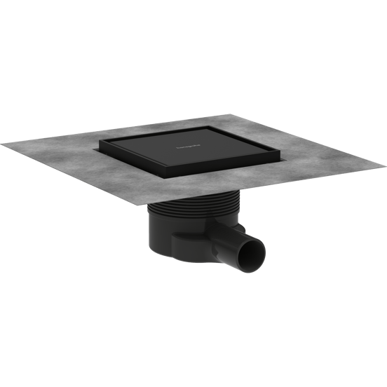 Hansgrohe RainDrain Brillance doucheput 15cm Mat Zwart