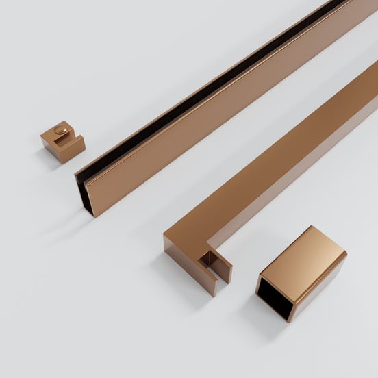 Balmani Modular Rise profielenset brushed rosegold