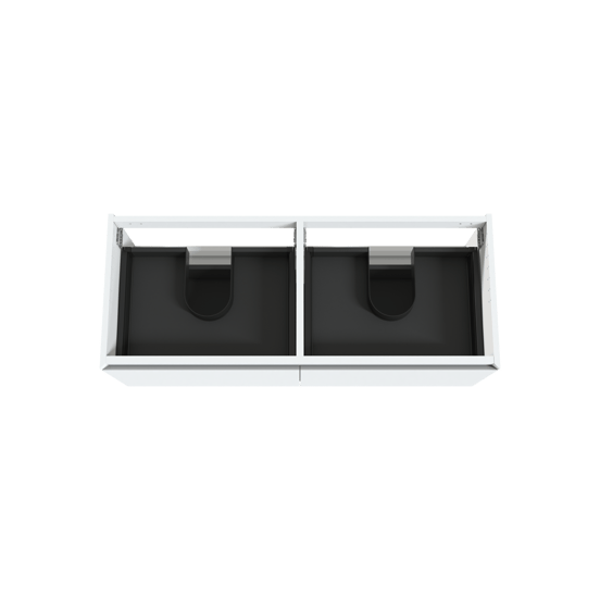 Balmani Idra meuble sous-vasque suspendu 135 x 55 cm blanc mat 4 tiroirs