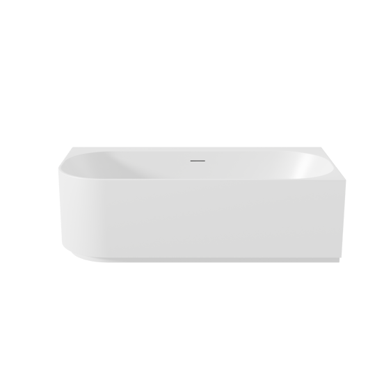 Luca Varess Laguna hoekbad rechts airmassage met LED 170 x 85 cm acryl mat wit