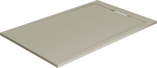 Balmani Andes duschwanne 140 x 90 cm Top Solid seidengrau