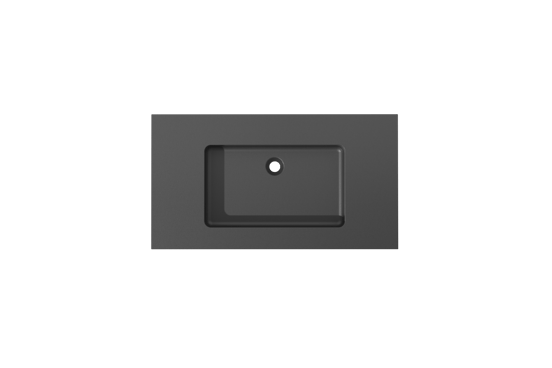 Storke Scuro Einzelwaschtisch, Quarz matt, 95 x 52 cm