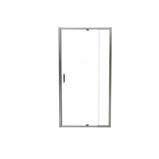 Luca Varess Vidor Telescope douche draaideur 100 cm x 190 cm Helder glas glanzend chroom profiel