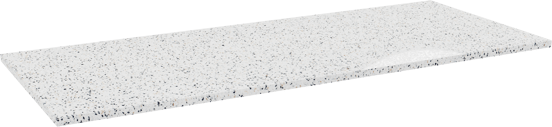 Storke Tavola enkel of dubbel tablet mat wit/zwart terrazzo 130 x 52 cm