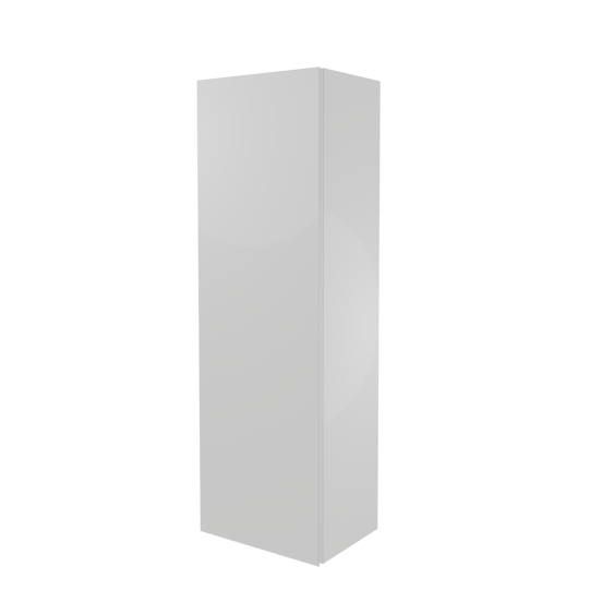 Storke Edge colonne salle de bains suspendue Blanc Brillant 40 x 30 x 125 cm