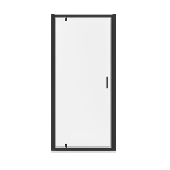 Luca Varess Vidor douche draaideur 90 x 190 cm helder glas mat zwart profiel