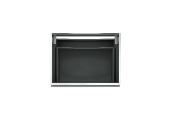 Linie Lado zwevende wastafelonderkast 60 x 46 cm Hoogglans Wit 1 lade