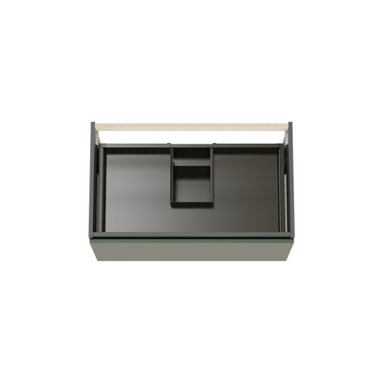 Balmani Sfera meuble sous-lavabo suspendu 90 x 55 cm Forest 2 tiroirs