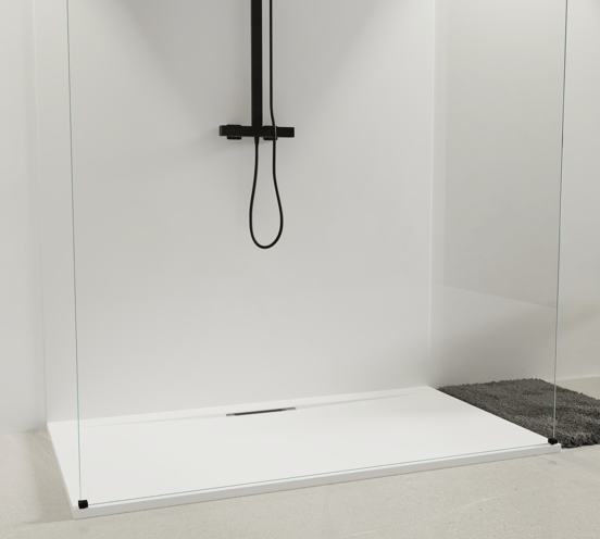 Balmani Dolce douchebak 160 x 90 cm Solid Surface mat wit