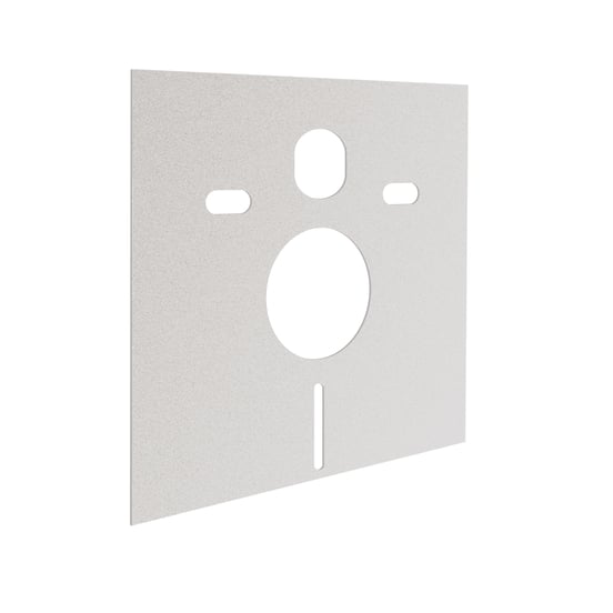 WC Set: Luca Varess Moreno Hänge WC, Weiß matt, spülrandlos, SilentFlush, Burda Element für Wand-WC mit Geberit Sigma UP320 Spülkasten und Luca Varess Betätigungsplatte