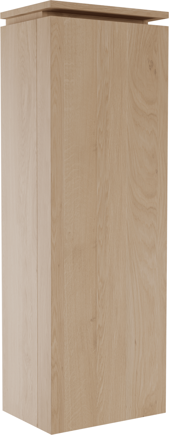 Balmani Eclips zwevende kolomkast rechts natuur eiken 44 x 32 x 130 cm