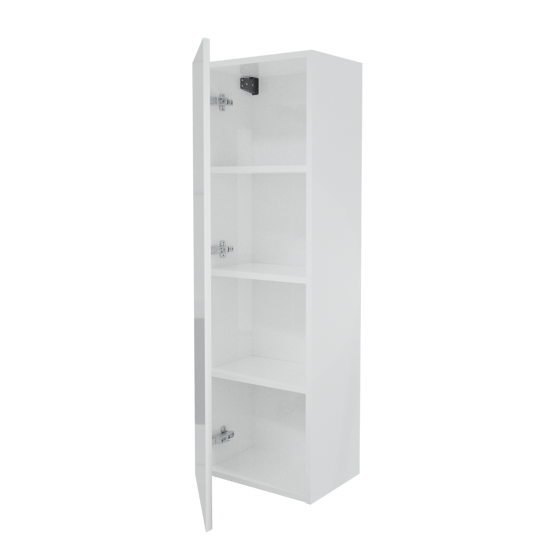 Storke Edge colonne salle de bains suspendue Blanc Brillant 40 x 30 x 125 cm