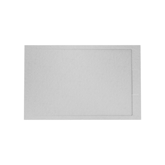 Balmani Indus douchebak 140 x 90 cm composietmarmer lichtgrijs leisteenstructuur