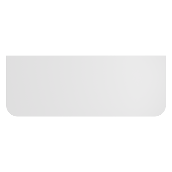 Storke Tavola Soft Einzel- oder Doppelwaschtischplatte matte solid surface 120 x 46 cm