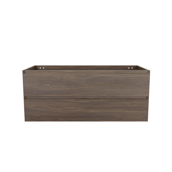 Balmani Mitra meuble sous-lavabo suspendu 120 x 55 cm noyer américain 2 tiroirs