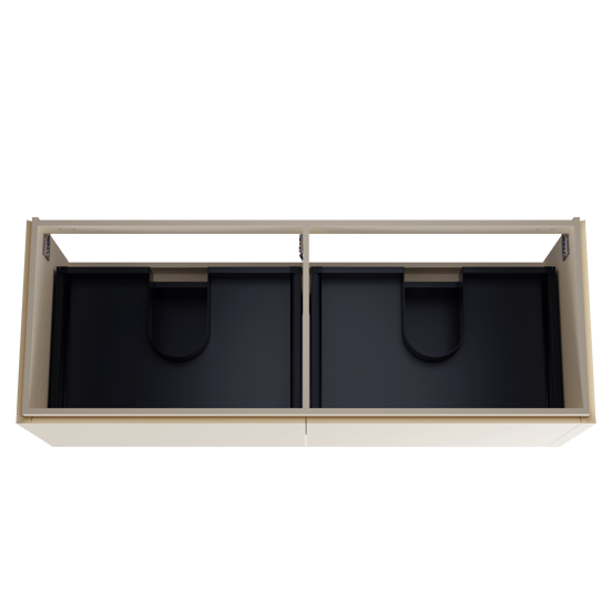 Balmani Eclips zwevende wastafelonderkast 150 x 55 cm Sandbeige 4 lades