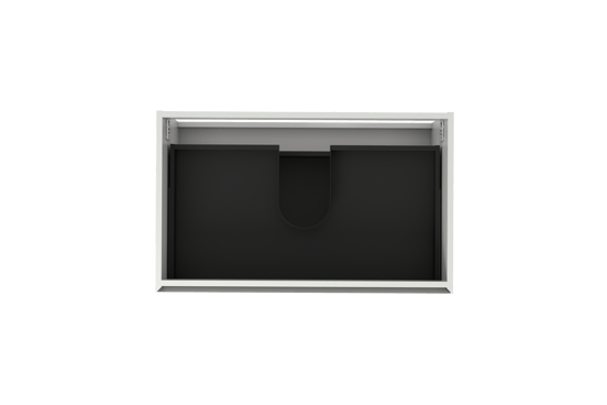 Balmani Mitra zwevende wastafelonderkast 90 x 55 cm mat wit 2 lades