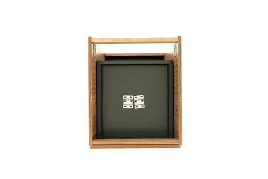 Balmani Lucida staande wastafelonderkast 45 x 55 cm teak 3 lades