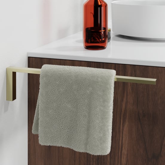 Blaufoss Noma porte-serviette Brushed Champagne Gold 41 cm