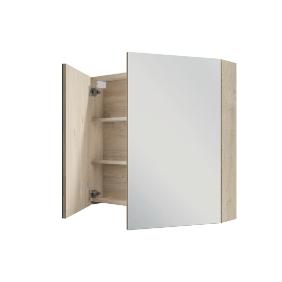 Linie Montro armoire de toilette 90 x 75 cm chêne naturel