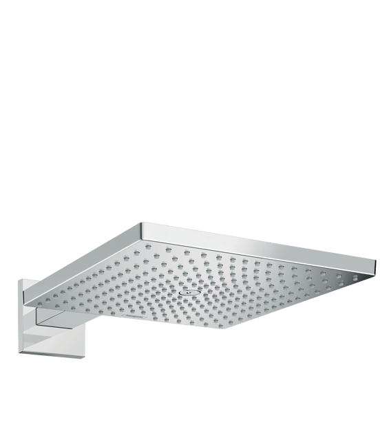 Hansgrohe Showerselect Comfort_E robinet thermostatique Colonne de douche de pluie encastré avec douche de tête 30 x 30 cm Chrome Brillant