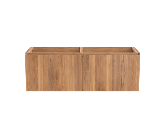 Balmani Idra zwevende wastafelonderkast 135 x 55 cm teak 4 lades