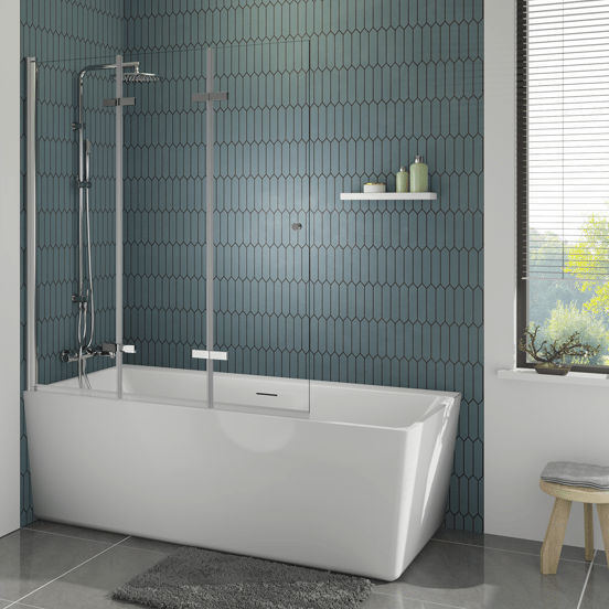 Blaufoss Olympic 250 regendouchekit chroom