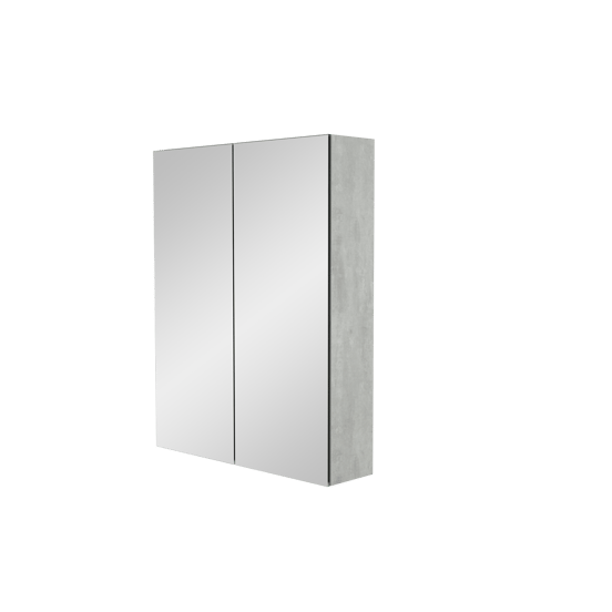 Storke Reflecta spiegelkast 60 x 75 cm beton donkergrijs