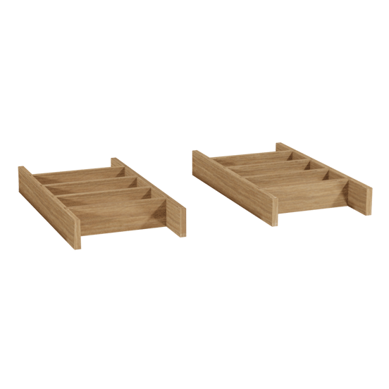 Balmani Legno Schubladenunterteilung Eiche verwittert 67,5cm