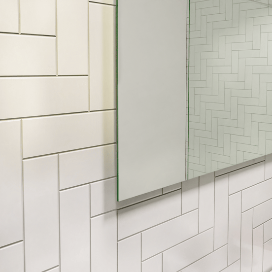 Storke Soto rechthoekig badkamerspiegel 65 x 75 cm