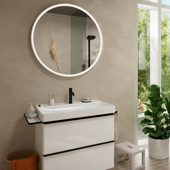 Hansgrohe Tecturis 110 Coolstart robinet de lavabo standard Noir Mat