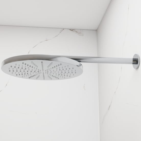 Blaufoss Nola 300 Duschkopf Rund, 30 cm, Wandmontage, Chrom