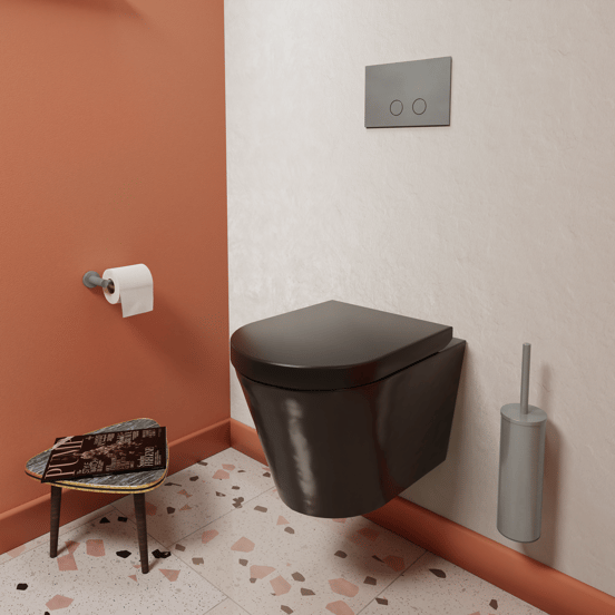 Perola bedieningspaneel Brushed CoolMetal voor UP320 of UP720 inbouwreservoir