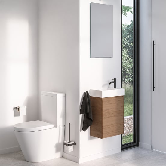 Blaufoss Multa fonteinkraan mat zwart