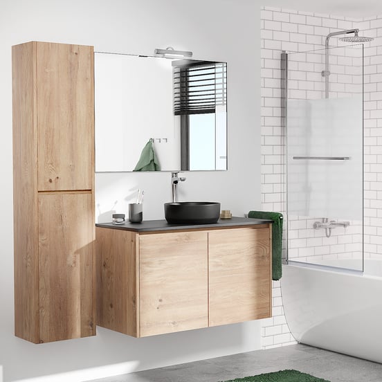 Linie Astor verhoogde wastafelkraan glanzend chroom