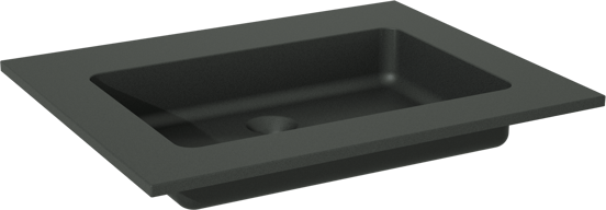 Storke Scuro plan simple quartz mat 65 x 52 cm