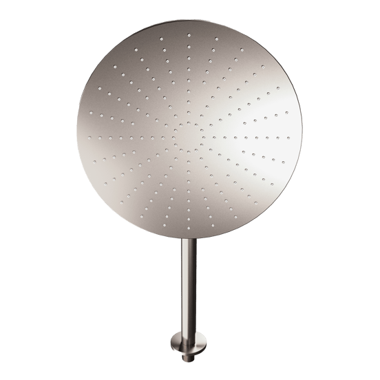 Blaufoss Nola 300 Tête de douche rond 30 cm avec support mural Brushed Coolmetal