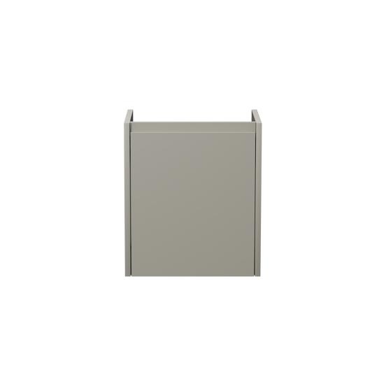 Storke Seda meuble sous-lavabo suspendu 45 x 35 cm soie grise porte