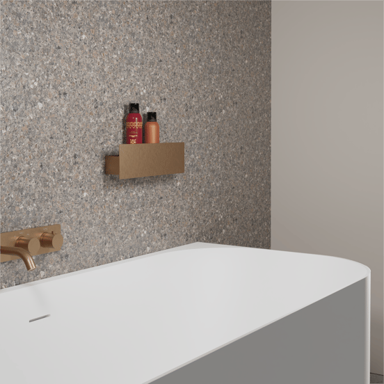 Balmani Uma wandplank brushed Rosegold 35 x 8.5 cm