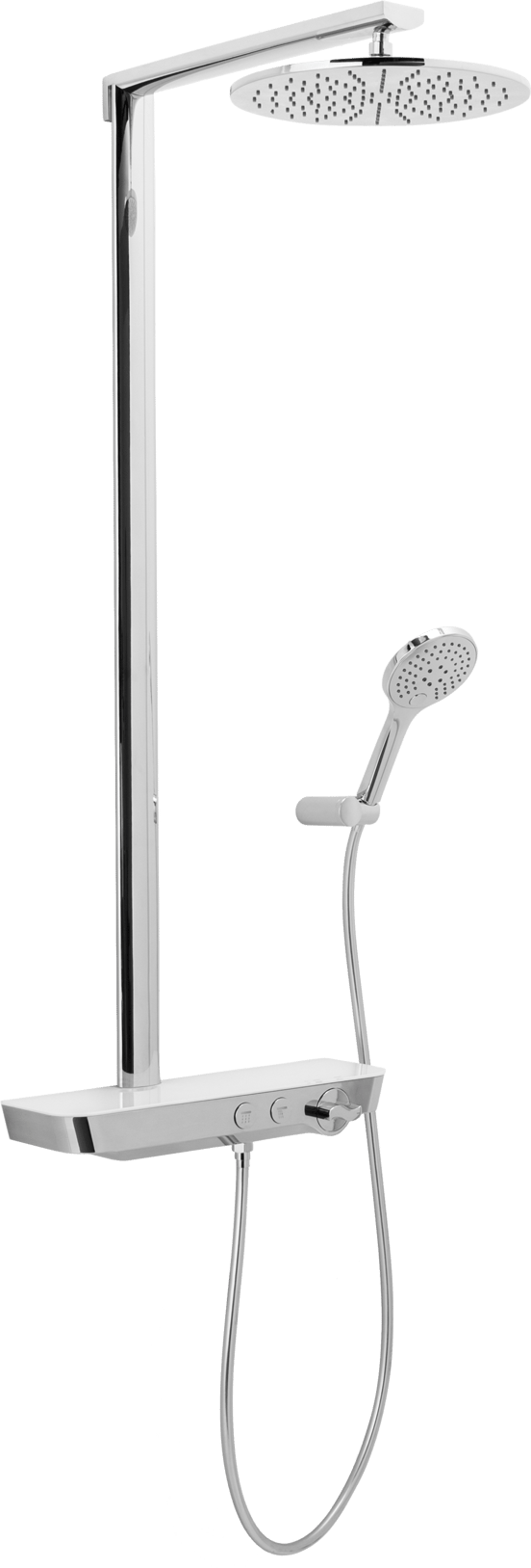 Blaufoss Dreamblade XT MIX 300 colonne de douche de pluie tablette  chrome brillant