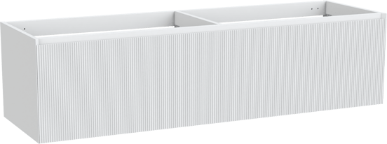 Balmani Fila meuble sous-vasque suspendu 180 x 55 cm blanc mat 4 tiroirs