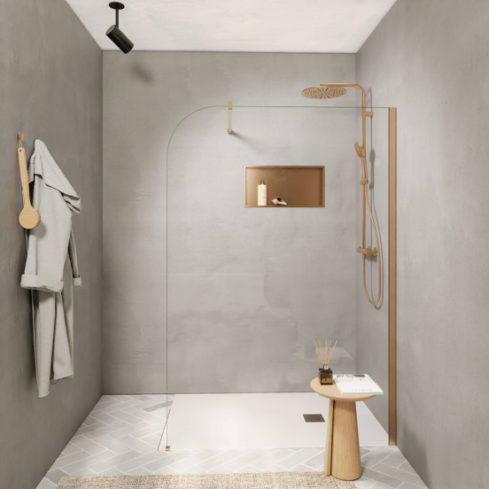 Blaufoss Box Einbaunischen, 60 x 30 cm, Brushed Rosegold